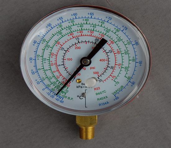 Refrigeration Pressure Gauge  Standard Model