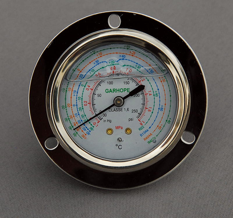 Oil filled Refrigeration Pressure Gauge